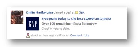 Gap Facebook Deals 3