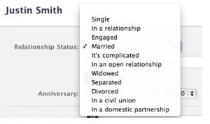 Facebook adds more relationship status options