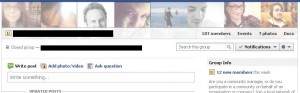 new facebook group